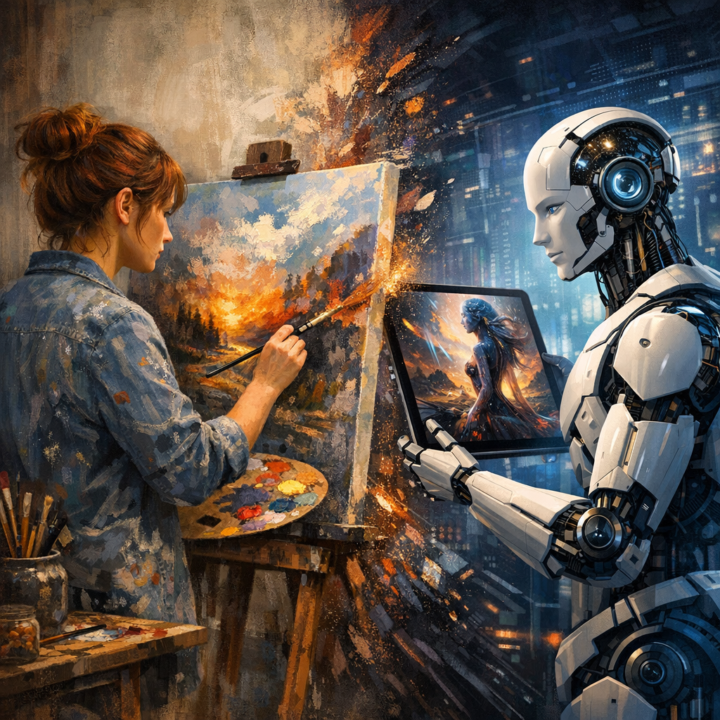 You are currently viewing Why Human Creativity Still Shapes Art in an AI World